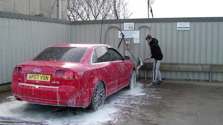 "Bubble and Squeak, my favourite place to wash my car", Michael from Whitby.
